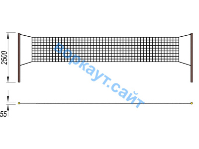 Волейбольные стойки СИО 3515 в Мурманске