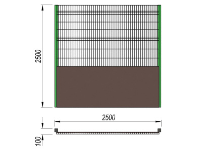 Ограждение хоккейной коробки МАФ 5202 в Мурманске