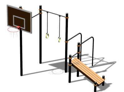 Спортивный комплекс воркаут ВС-143 в Мурманске