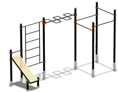 Спортивный комплекс воркаут ВС-74 в Мурманске
