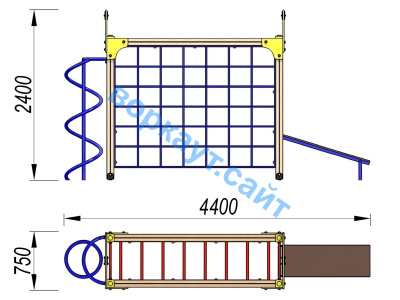 Детский спортивный комплекс Юниор ДСК 3105 в Мурманске