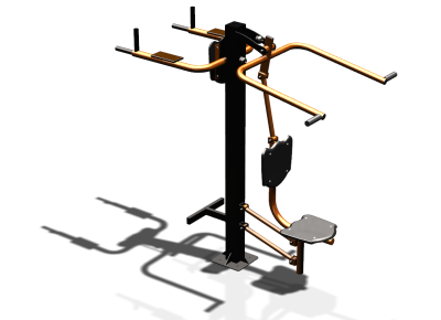 Уличный тренажер "Верхняя тяга Брусья Пресс" УТ339 в Мурманске