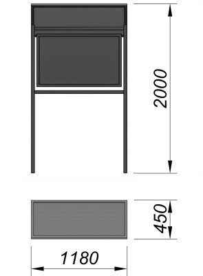Информационный стенд МАФ 6006 в Мурманске