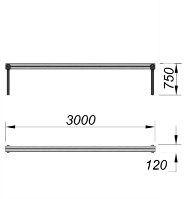 Бум бревно ДСК 3540 в Мурманске